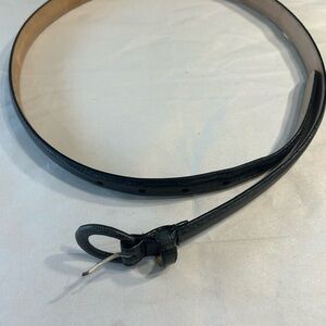 Talbots Black  Leather Belt